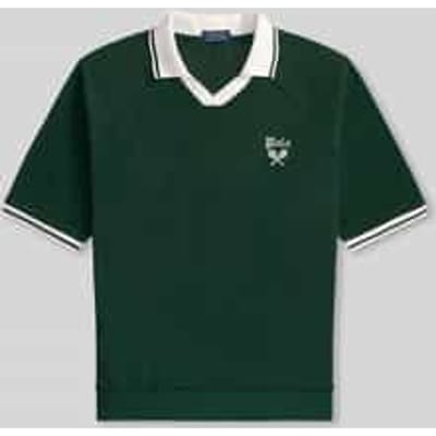 regular fit poloshirt van katoenmix