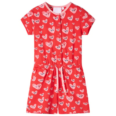 vidaXL - Kinderjumpsuit - 116 - rood