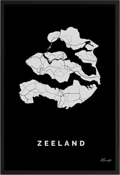 Poster Provincie Zeeland A3 - 30 x 42 cm (Exclusief Lijst)