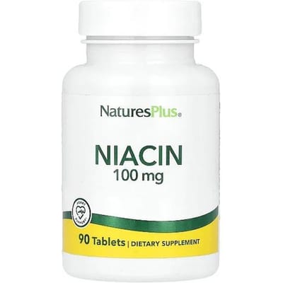 Nature's Plus- Niacine, 100 mg, 90 Tabletten