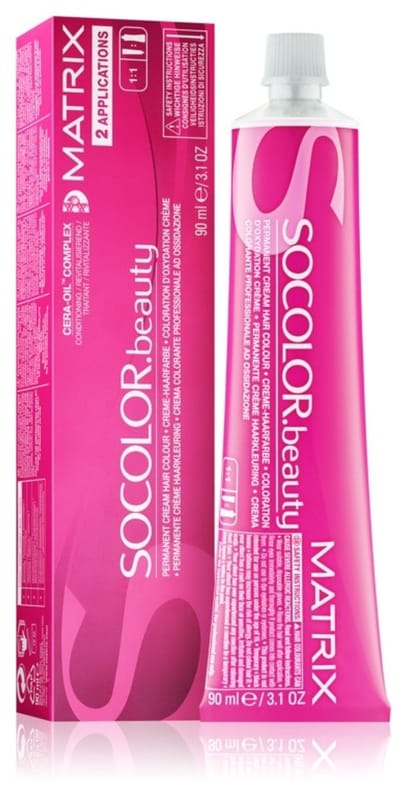 Matrix - Socolor Beauty Permanent Cream Hair Colour Hair Dye 5A Light Brown Ash 90Ml