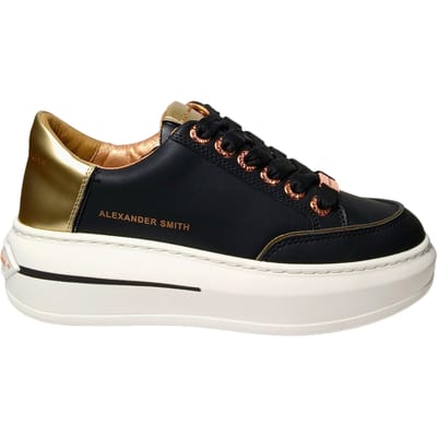 Damesschoenen Alexander Smith Lancaster vrouw- zwart goud