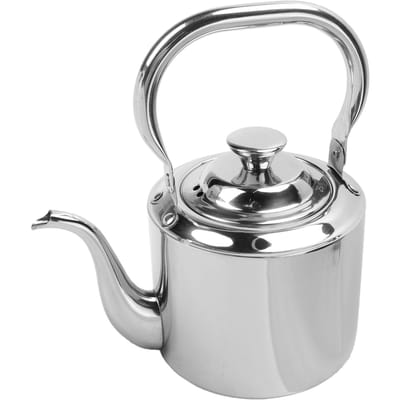 Bouilloire à thé pour cuisinière avec infuseur Théière en acier inoxydable 304 avec poignée supérieure pour toutes les plaques de cuisson 1,5 L 1.5L