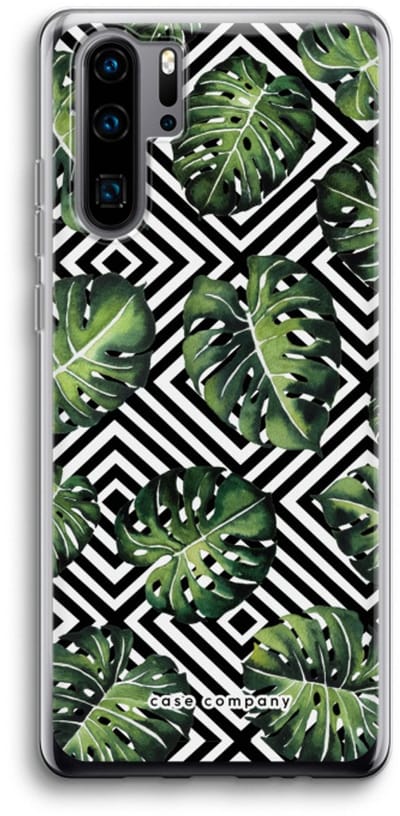 Case Company® - Hoesje geschikt voor Huawei P30 Pro hoesje - Geometrische jungle - Soft Cover Telefoonhoesje - Bescherming aan alle Kanten en Schermrand