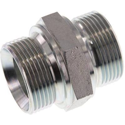 G 1 1/4'' Verzinkt Stalen Borstnippel 315 Bar - Hydrauliek - FL2S-M-EZ-114G-I