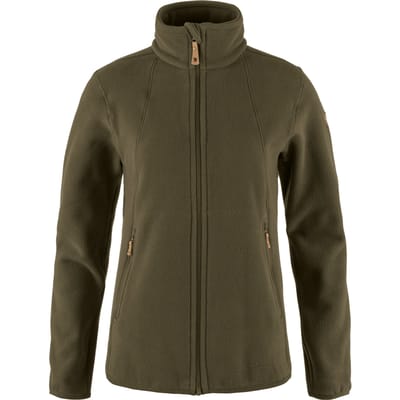 Fjallraven stina fleece jack olive - m