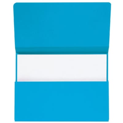 Jalema Pocketmap zuurvrij Secolor 1-300 vel, blauw, folio (pak 10 stuks)