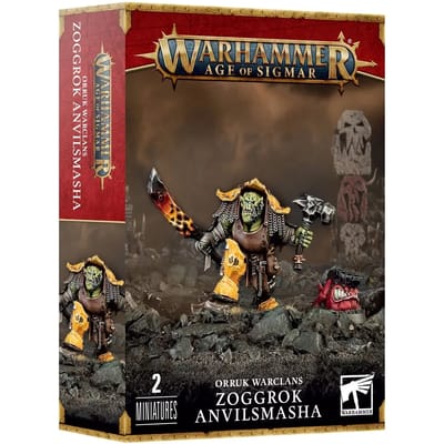 Figurine Games Workshop Warhammer AoS - Ironjawz Orruk Enclumes Zoggrok