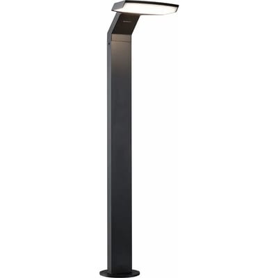 LED-bolderlamp Zenera zeewater bestendig IP44 670 mm 3000K 10W 700lm 230V Antraciet Metaal
