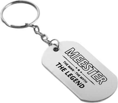 Akyol - meester de man de mythe de legende sleutelhanger - Meester - docenten leerkrachten leraren - cadeau - 54 x 29mm