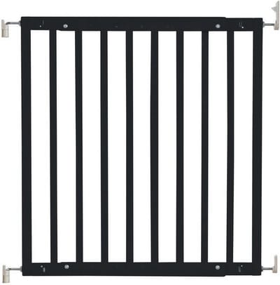Safetots Sterk Houten Traphek, Zwart, 63,5-105,5 cm, Hout, Babyhekje