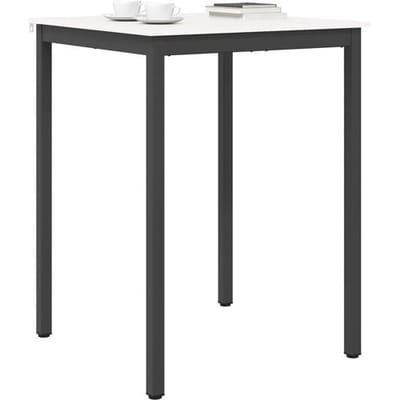 vidaXL - Bartafel - Wit - 80 - x - 80 - x - 105 - cm - Massief - grenenhout