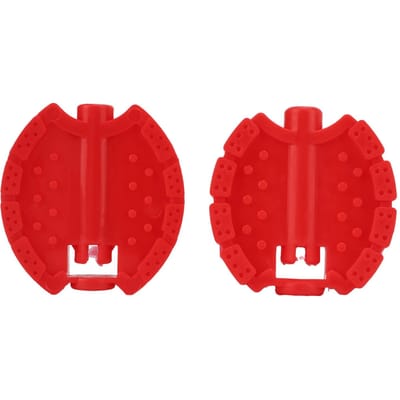 2 Stuks Kinderfietspedaal Plastic Kinderdriewieler Fietspedalen Kind Baby Kinderwagen Voorwiel Voetpedaal Accessoires Red rood