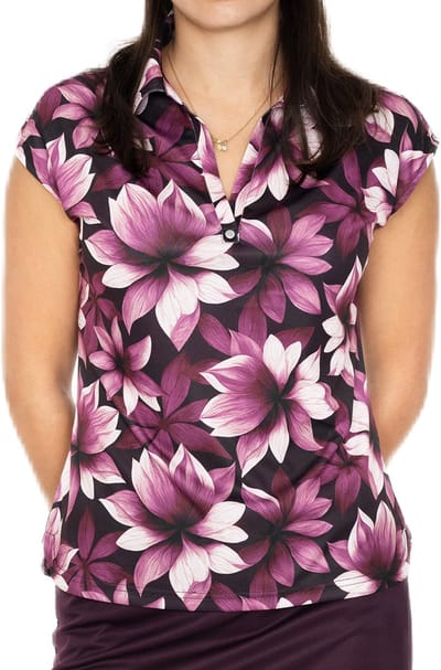 Func Factory dames Top Alice velvet flowers maat 36