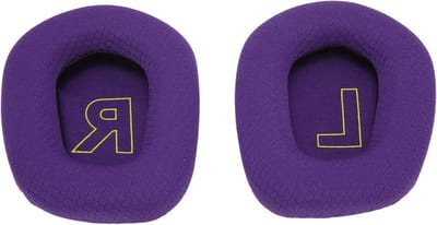 Vervangende oorkussens voor gaming headset, comfortabele oorkussens, reparatieonderdelen voor hoofdtelefoon (paars)