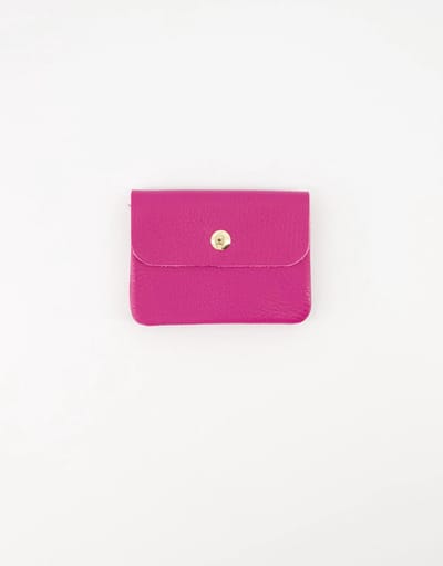 portemonneetje- roze- Cyclaam - klein - ritsje -drukker