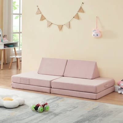 Speelbank Norhulta 5-delig kinderbank 150x66x45,5 cm roze [en.casa]