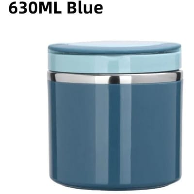 1 STUKS 630/1000ml voedsel geïsoleerde pot geïsoleerde container geïsoleerde soepbeker roestvrijstalen lunchbox geïsoleerd voor studenten gray