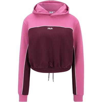Fila Sweater Dames Laagna Roze-Bordeauxrood - Maat XS