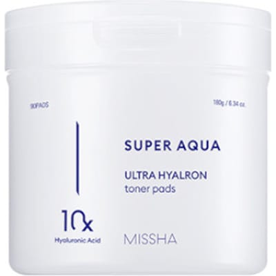 MISSHA - Super Aqua Ultra Hyalron Toner Pads - 180g/90pads