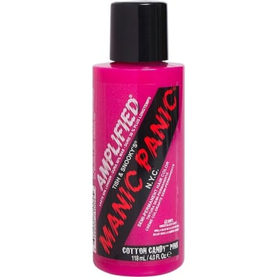 Manic Panic Amplified Cotton Candy Pink - langhoudende veganistische haarkleuring Haarkleuring Unisex 118 ml