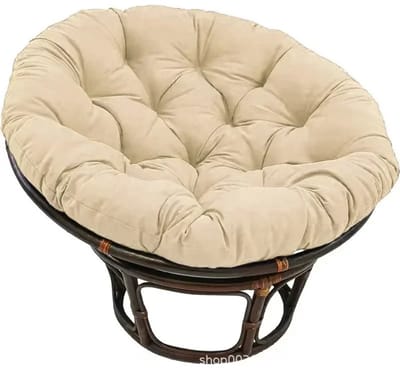 Damenzo - Tuinstoelkussens - Tuinstoelen - Tuinstoel - Hangstoel - Schommelstoelen - Hangstoel kussen - Kussens - 70x70cm - Kaki
