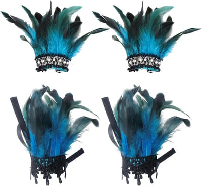 2 sets veerarmbanden - creatieve en gotische accessoires voor rollenspellen en maskerades.