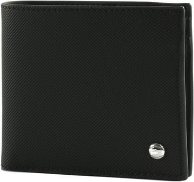 LACOSTE portemonnee Langon Billfold Coin Wallet Noir zwart