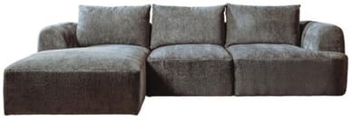 Tower Living Canterbury 2 5-AR + Chaise L - Mona 464 Cement Grey