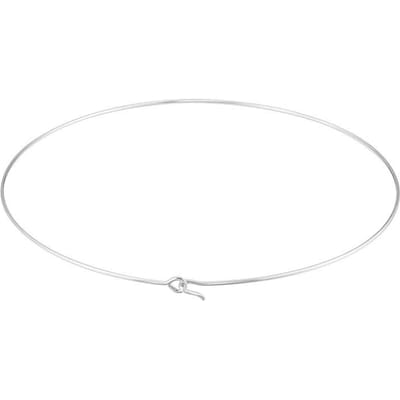 Collier simple rond pour femme, style européen et américain white