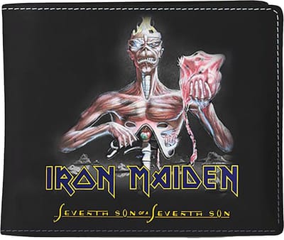 Rocksax Iron Maiden - Seventh Son Portemonnee - Zwart