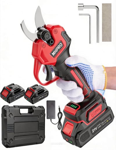 Elektrische Snoeischaar - Accu Snoeischaar - Tuinonderhoud Vereenvoudigen - Borstelloze Motor - 30 mm Snoeien - Zwart
