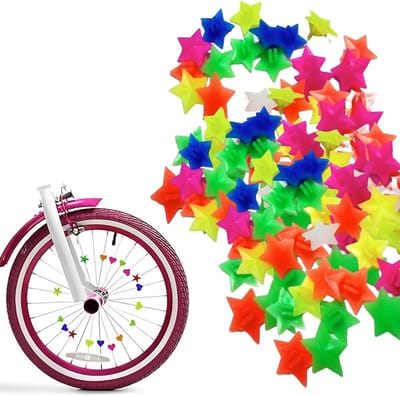 70 Pieces Kinder Spoke Beads - Reflectoren - Plastic Beads voor Fietsklikkers - Reflectieve Spaken Versiering voor Meisjes en Jongens
