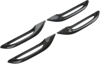Set van 4 Beschermhoezen voor Autodeurgrepen in Carbon Fiber Stijl - Geschikt voor Diverse Modellen