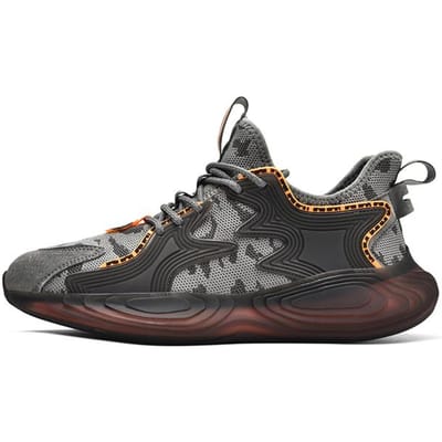 Chaussures de sport de course à pied pour hommes de haute qualité, tendance, souples, antidérapantes, durables, grande taille 39-46, sortie d'usine 46 gris