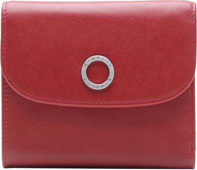 Esquire Leren portemonnee Athena Lady Wallet Red donkerrood