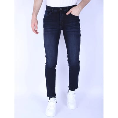 Spijkerbroek Heren Volwassenen - Heren Jeans Regular Fit - Stretch Jeans Heren - DP51 - Blauw