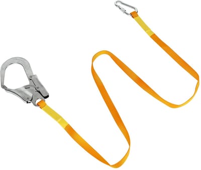Dailygoods- Valbeveiliging 1,8 m - Veiligheidstouw - Vallijn - Gereedschapstouw - Boomklimmen - Slijtvast polyester + legering