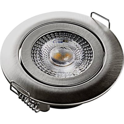 Heitronic 500666 DL7202 LED-inbouwlamp LED LED vast ingebouwd 5 W Zilver