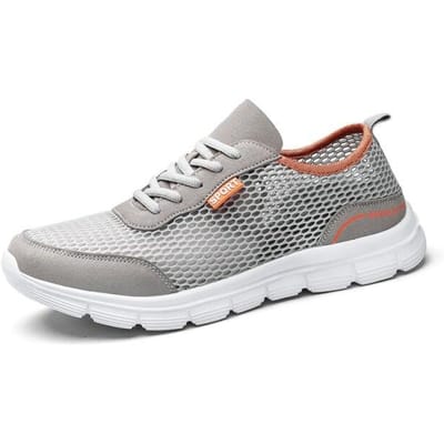 Herenschoenen Herfst Zachte Loafers Lazy Shoes Lichtgewicht Goedkope Mesh Casual Schoenen Heren Sneakers Tenis Masculino 42 grijs