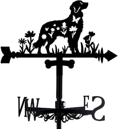 Windwijzer - smeedijzeren windwijzer - decoratief - weerbestendig - geschikt voor tuinen en daken-FXB20