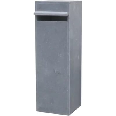 Brievenbus Valencia - Natuursteen - Blauwe Hardsteen - 32x98x32cm