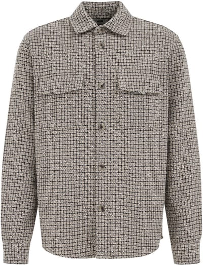 We Fashion Overshirt All-over Print Size: XS | Casual Shirts Outlet | Heren | Zwart