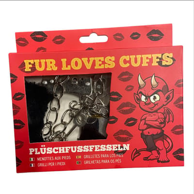 Boeien Gevoerde Love Cuffs - Zwart - Extra Lange Ketting - Extra Zwaar 265 Gram !! - Extra Groot