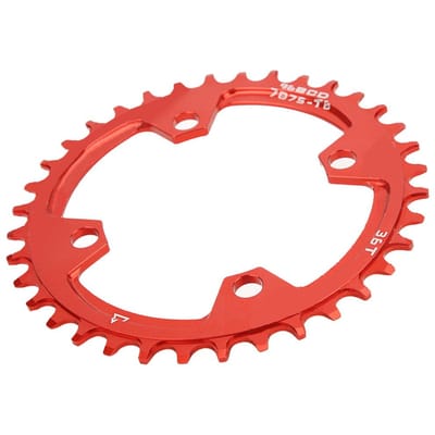 Pédalier de Vélo 96BCD Étroit Large Rond Réparation Plateau Unique pour Vélo de Montagne 36T red