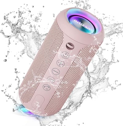Draadloze Bluetooth luidspreker met LED-licht en waterbescherming