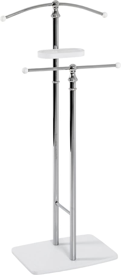 Dressboy – Hoogglans MDF – Met klerenhanger, broekhouder en sieradenbakje – 46 cm breed, 35 cm diep, 181 cm hoog