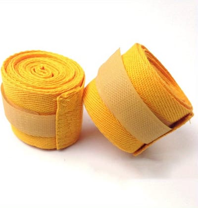Nivard Bandage Boksen - Kickboksen - Handschoenen - Boks Bandage - Kickboks - Binnenhandschoenen - Handschoen - Boxing - MMA - Geel - 5 Meter