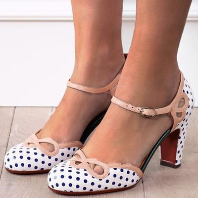 Femmes Talons Hauts Mode Été Talon Carré Boucle Sangle Bout Rond Femmes Chaussures Décontractées Fête Mariage Dames Grande Taille Pompes 6ke 41 blanc
