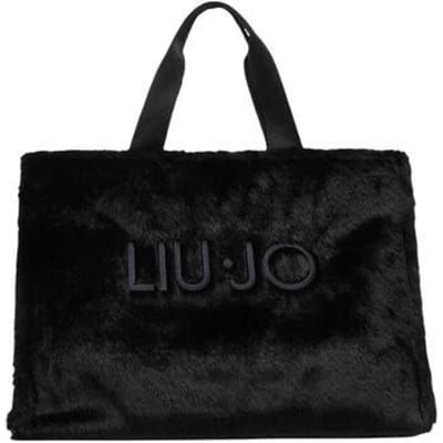 LIU JO shopper schoudertas Fake Fur Tote Bag Nero zwart